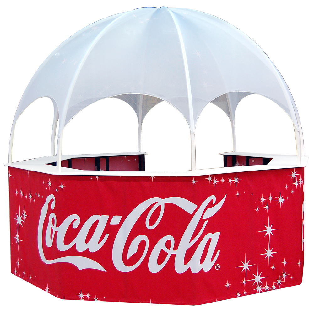CocaCola Kiosk Dome Promotional event
