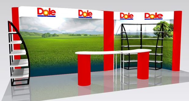 functional shelf display for promotional event and marketing event